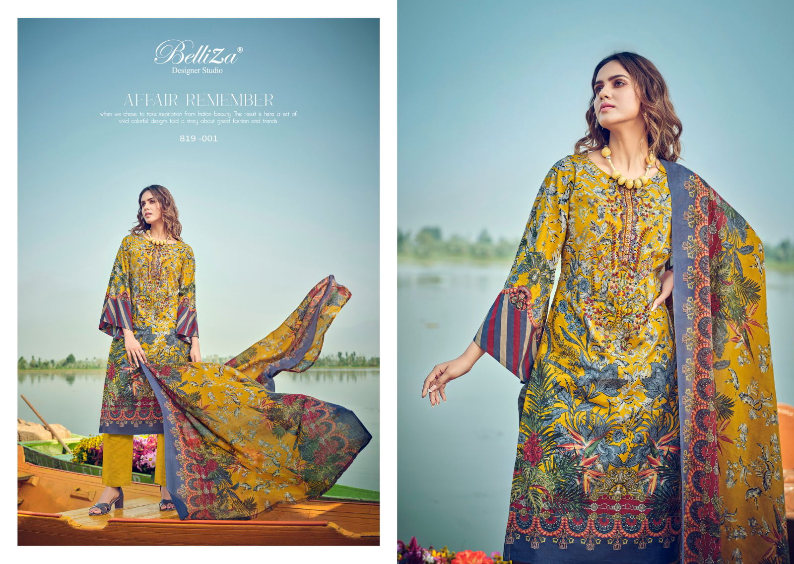 Belliza Naira Vol 18 Printed Cotton Dress Material Catalog
